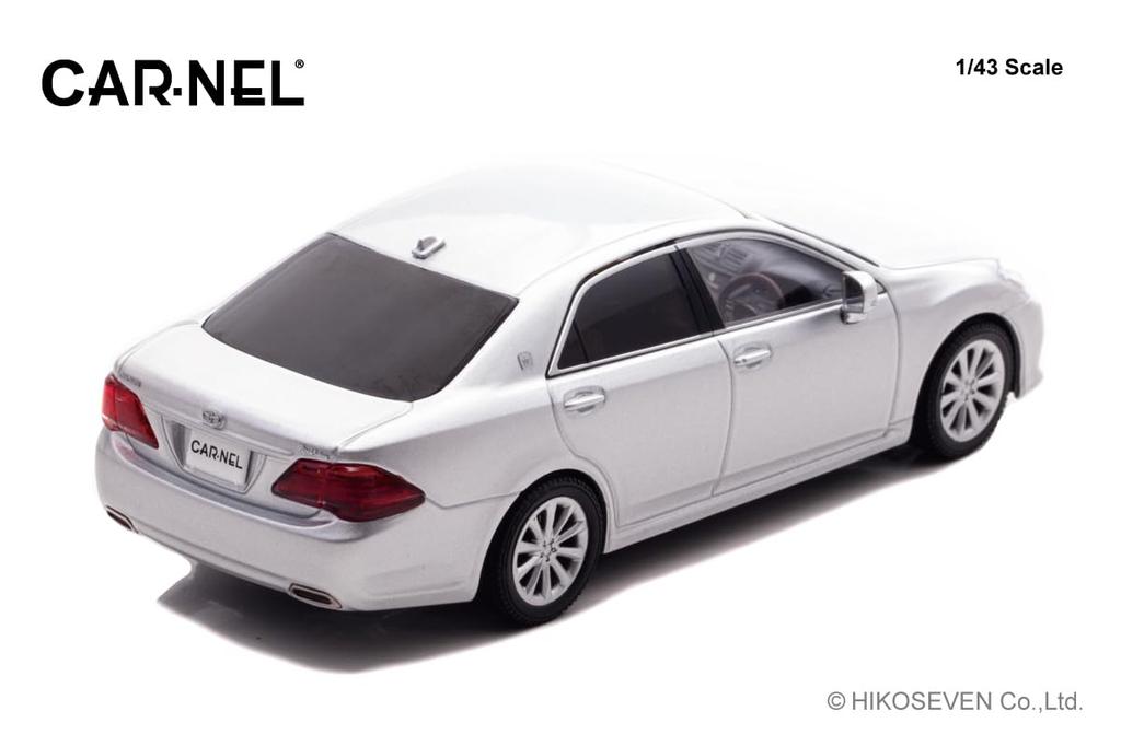 Hiko Seven Toyota Crown Royal Saloon G 2010 Silver Metallic Finished Model CN431009 (RAI'S) 1/43 (GRS202)