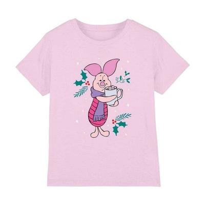 Childrens/Kids Cocoa Piglet Mistletoe T-Shirt