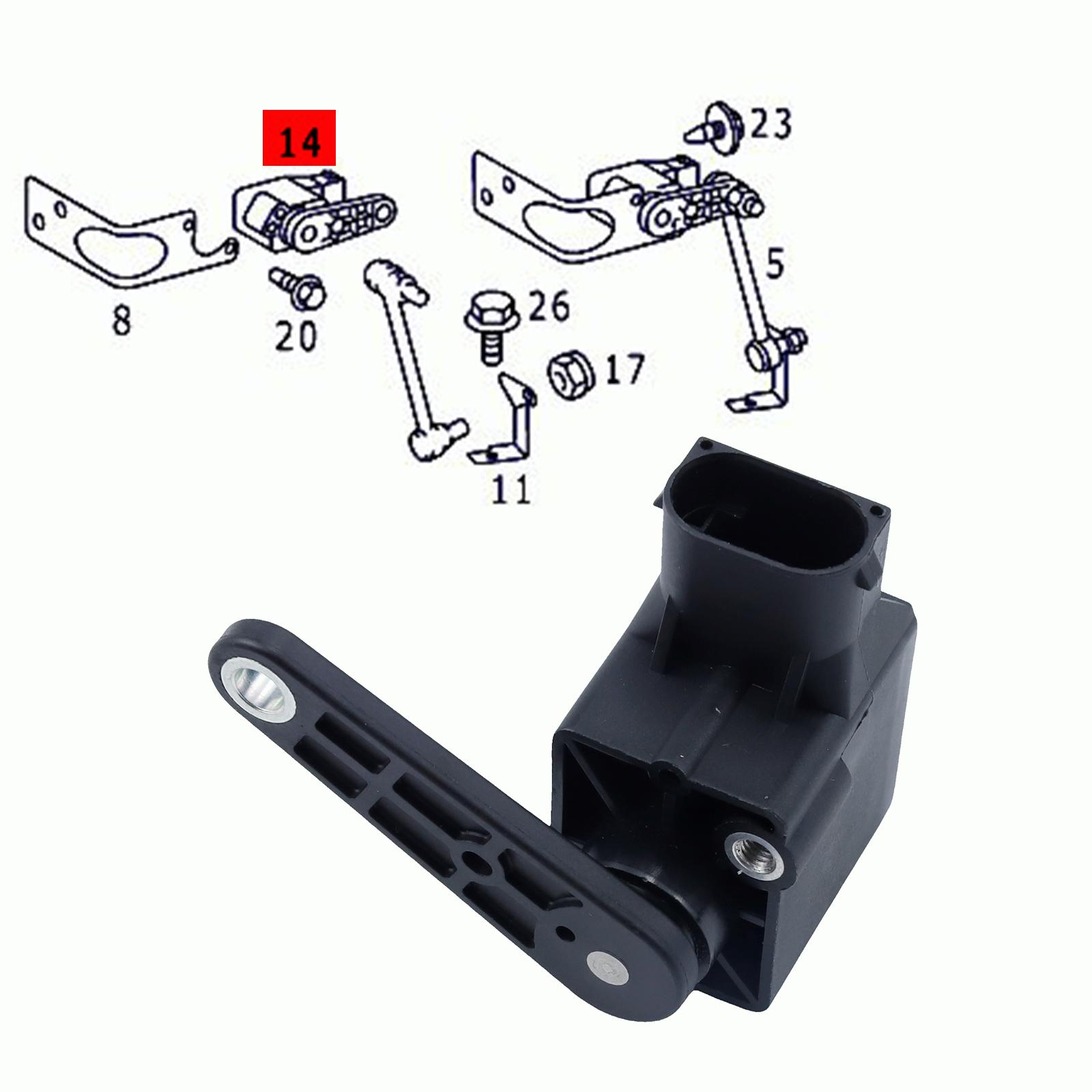 

Height Level Sensor A0105427717 For BENZ W169 W245 W202 W203 W210 W211 W163 W164 W251 W221 A/B/C/E/M/GL/R/S-CLASS CLK CLS SLK A0105427717