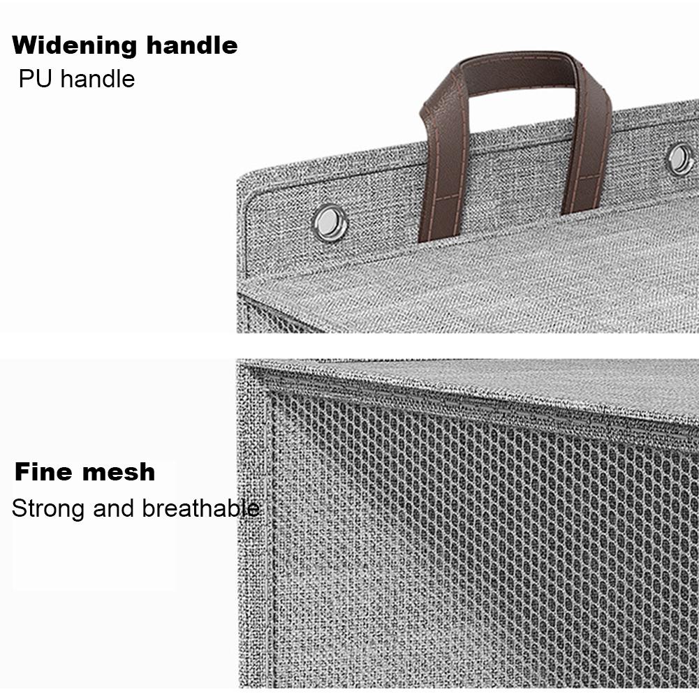 Hängender Wäschekorb Große Kapazität Wandhängender Kleiderorganizer Faltbarer Schrankorganizer Aufbewahrung für Badezimmer Schlafzimmer