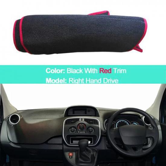 2 Layers Car Inner Dashboard Cover Dash Mat Carpet Sun Shade Board DashMat For Renault Kangoo 2010 -  Automobile Pad Anti-UV