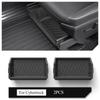 For Tesla Cybertruck 2025 Underseat Storage Box TPE Front Seats Drawer Hidden Storage Tray Organizer Car Interior Accessories