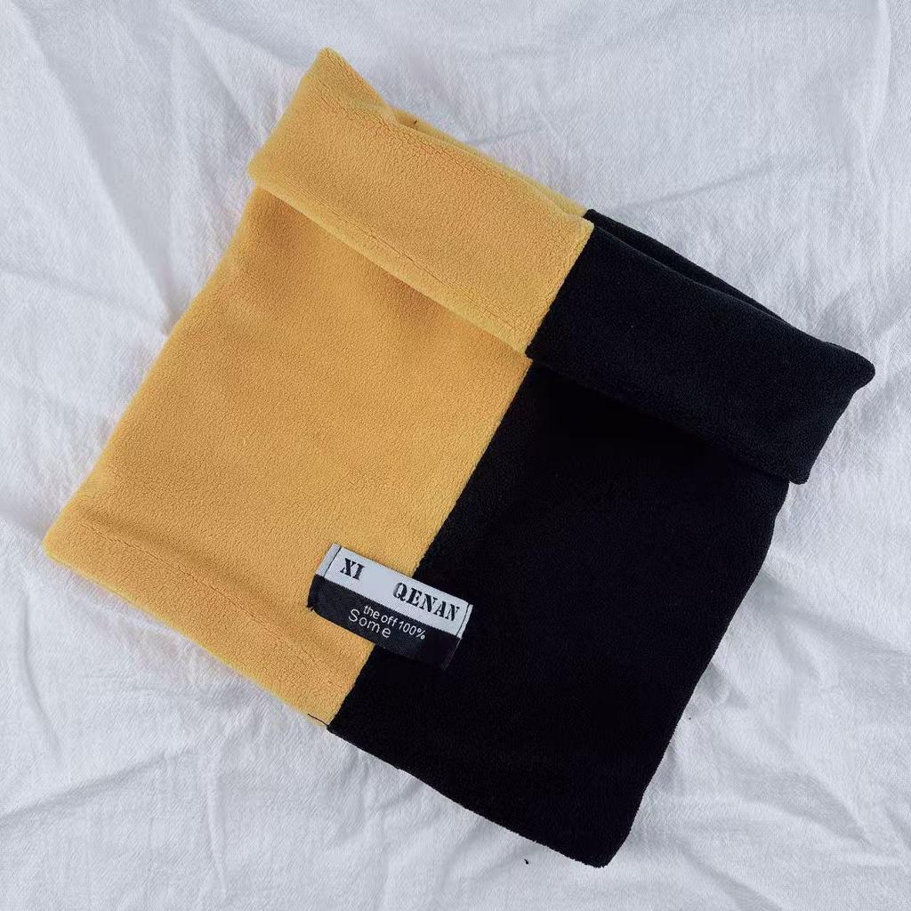 Męski polarowy komin rowerowy w stylu koreańskim - Wiatroodporny i ciepły na jesień/zimę