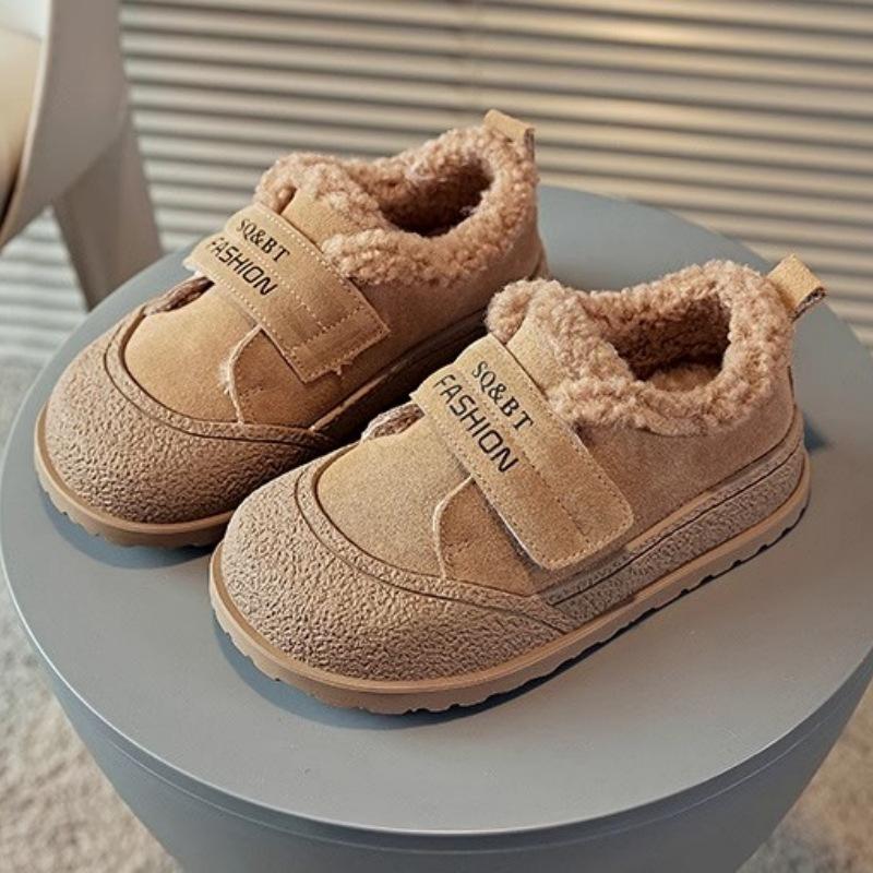 Pantofi Copii Stil Nou Iarnă Cald Talpă Moale Casual Pantofi cu Blană Trendy Versatil Îmbrăcăminte Exterioară Antiderapant Pantofi din Bumbac Zapatos De Niña