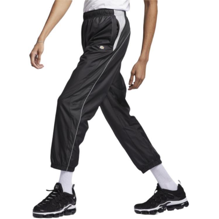 Nike Lab Collection Tn Sports Loose Casual Pants Elastic Design Black Men's AR5858-010