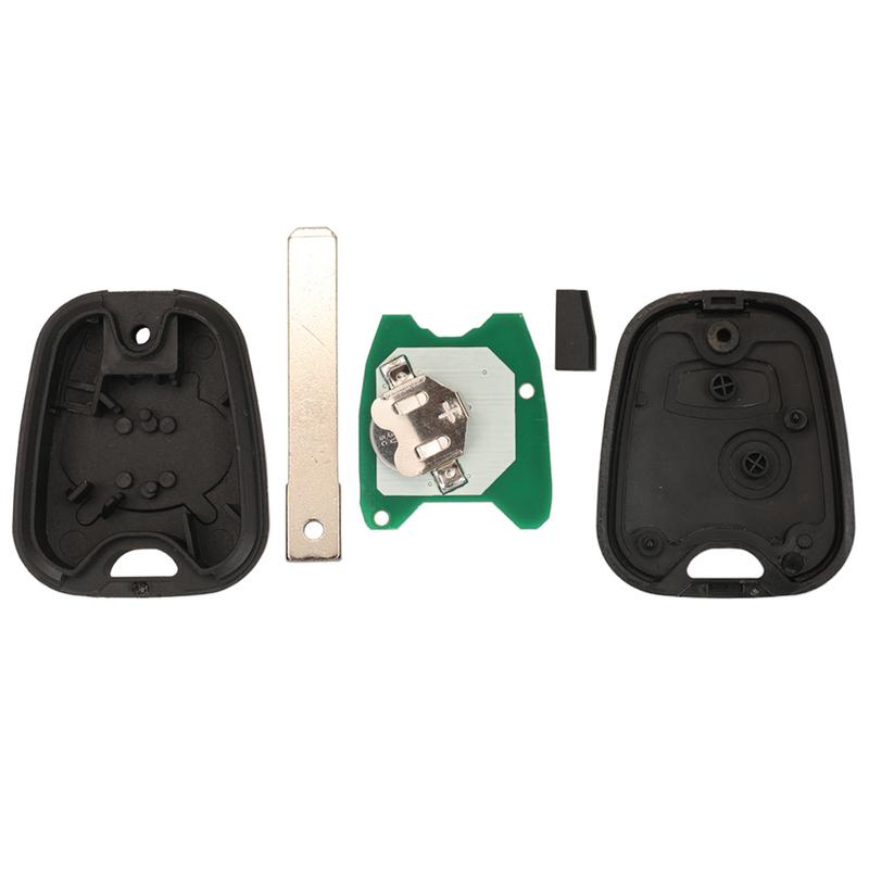 jingyuqin Remote Car Key For Citroen C1 C2 C3 C4 For Peugeot 106 206 306 307 107 For Toyota Aygo 2Buttons 433Mhz 4D70/ ID46 Chip