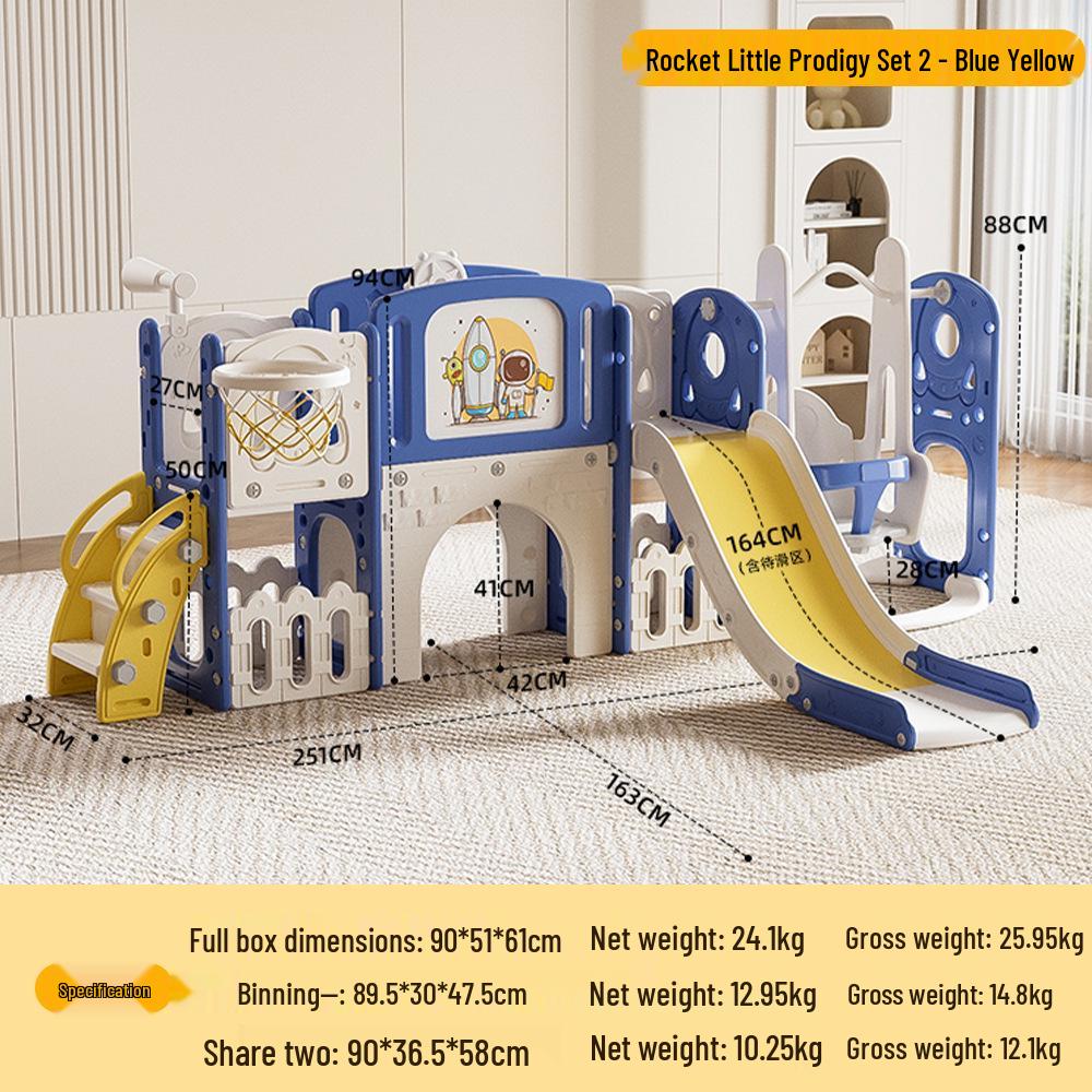 Indoor Baby Prodigy Slide: Multifunctional Toddler Amusement Toy