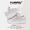 Global platform white shoes women's ZHQ68001 summer new shoes versatile niche casual board shoes women