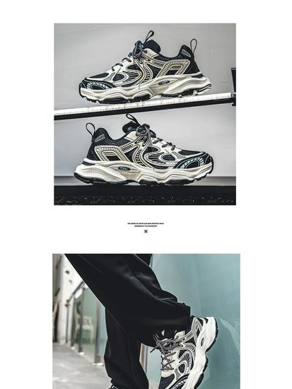 Men's Mesh Breathable Running Shoes - Fall 2025 Collection