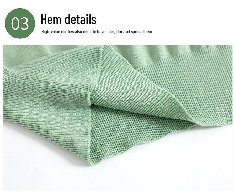 Damen Eisseide Strick-T-Shirt, Kurzarm, Sommerstil für Alter 40-50