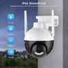 4MP WiFi PTZ IP Kamera ICsee Dış Mekan Güvenlik Kamerası Video Gözetim CCTV Kameralar Onvif AI İnsan Algılama Renkli Gece Görüşü