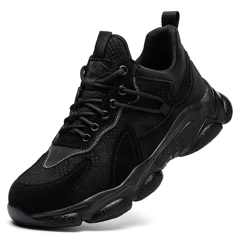 LAOGUANJIA Men's Steel-Toe Safety Work Shoes Model 367