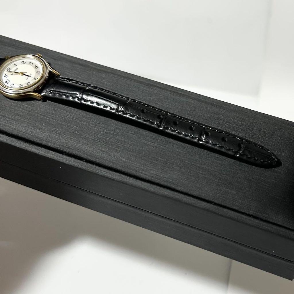 [USED] SEIKO QZ Exceline Wristwatch with White Dial, Operation Confirmed