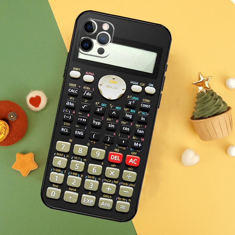 Retro Calculator Phone Case For iPhone 17 17Air 16 16E 15 14 13 12 11 Pro Max 12 13 Mini Shockproof Cover