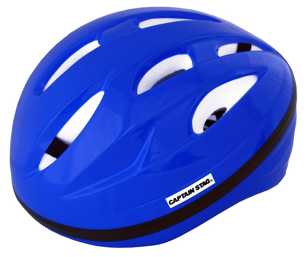 Captain Stag Champ Soft Shell Helmet, Medium, 54-58cm, for Children (Blue), Y-6546