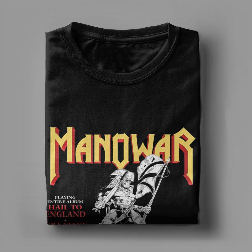The Blood Of Our Enemies Manowar Tour 2025 Grafické potisky Pánská Dámská Bavlněná Trička Oblečení
