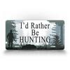 Customizable Metal Tin Sign Hunter Deer Hunting Car License Plate Auto Tag Outdoor Decor For Car