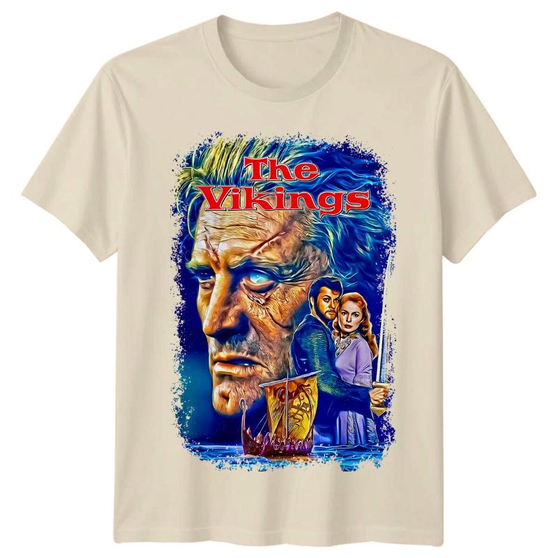 The Vikings () Movie Poster Inspired Tshirt Retro S Tee