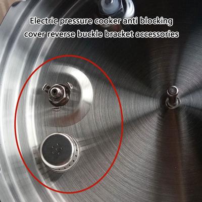 3 Set Universal Pressure Anti-Block Support Set Pressure Cooker Part Stainless Steel Texture for Pressure Cookers