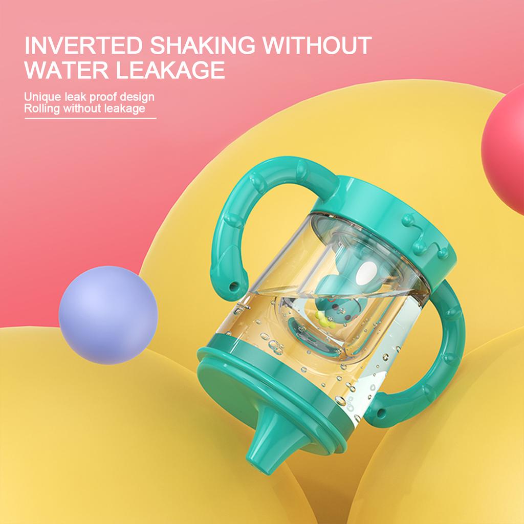 150ml Baby Water Cup, 0-3 Years Old Baby Learn To Drink Cup Children's Milk Drink Cup Cartoon Water Cup with Handle