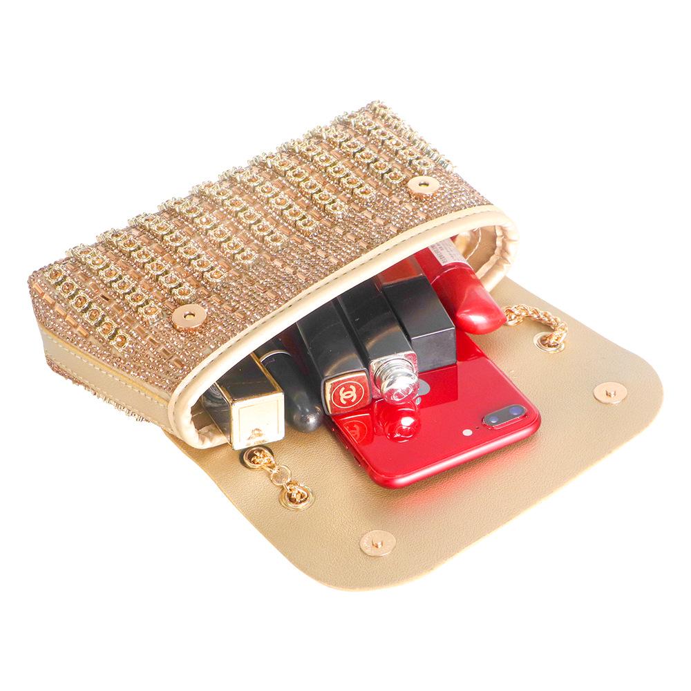 Women's Rhinestone Banquet Cheongsam Handbag - Crossbody, Shoulder, or Hand-Carry Options Available