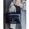 Korean INS 2025 Summer New Niche Design Bag Retro Large Capacity Textured Commuter Crossbody Messenger Bag