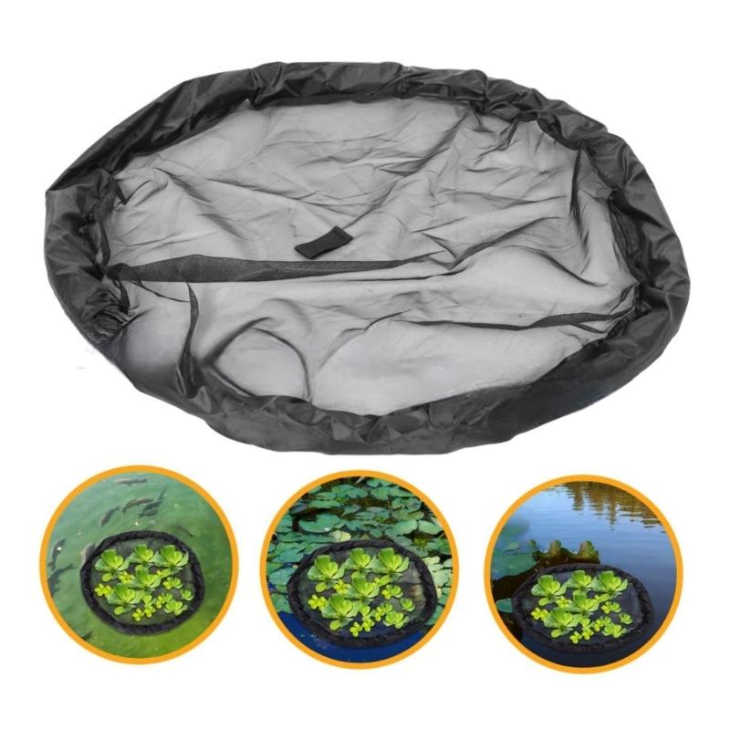 Adjustable Floating Pond Protector Netting Barrier Meshing Island Plant Protector Garden Decoration Garden Water Pond Supplies
