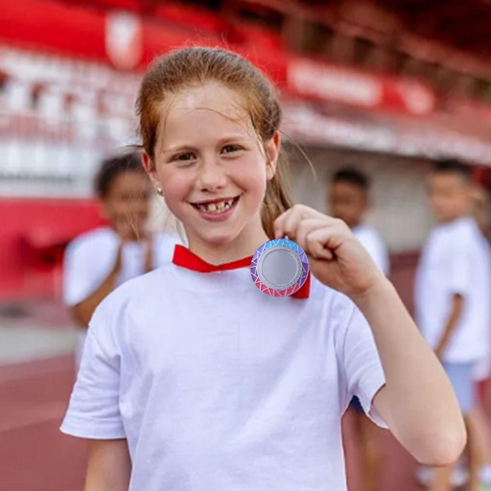Gold Silver Bronze School Sports Meet Medals 6.5cm Children's Medals  School Sports Meet