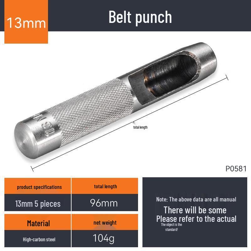Leather Belt Hole Punch Set