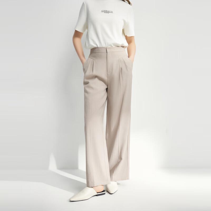 

Qiusui Yiren Women s H-Line Casual Commuter Pants M