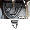 3x Carbon Fiber Automatic Gear Shift Frame Cover For BMW 6 Series E63 E64 04-10