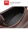 Men's Retro Casual Leather Shoes with Thick Soles - Breathable and Non-Slip for Everyday Wear