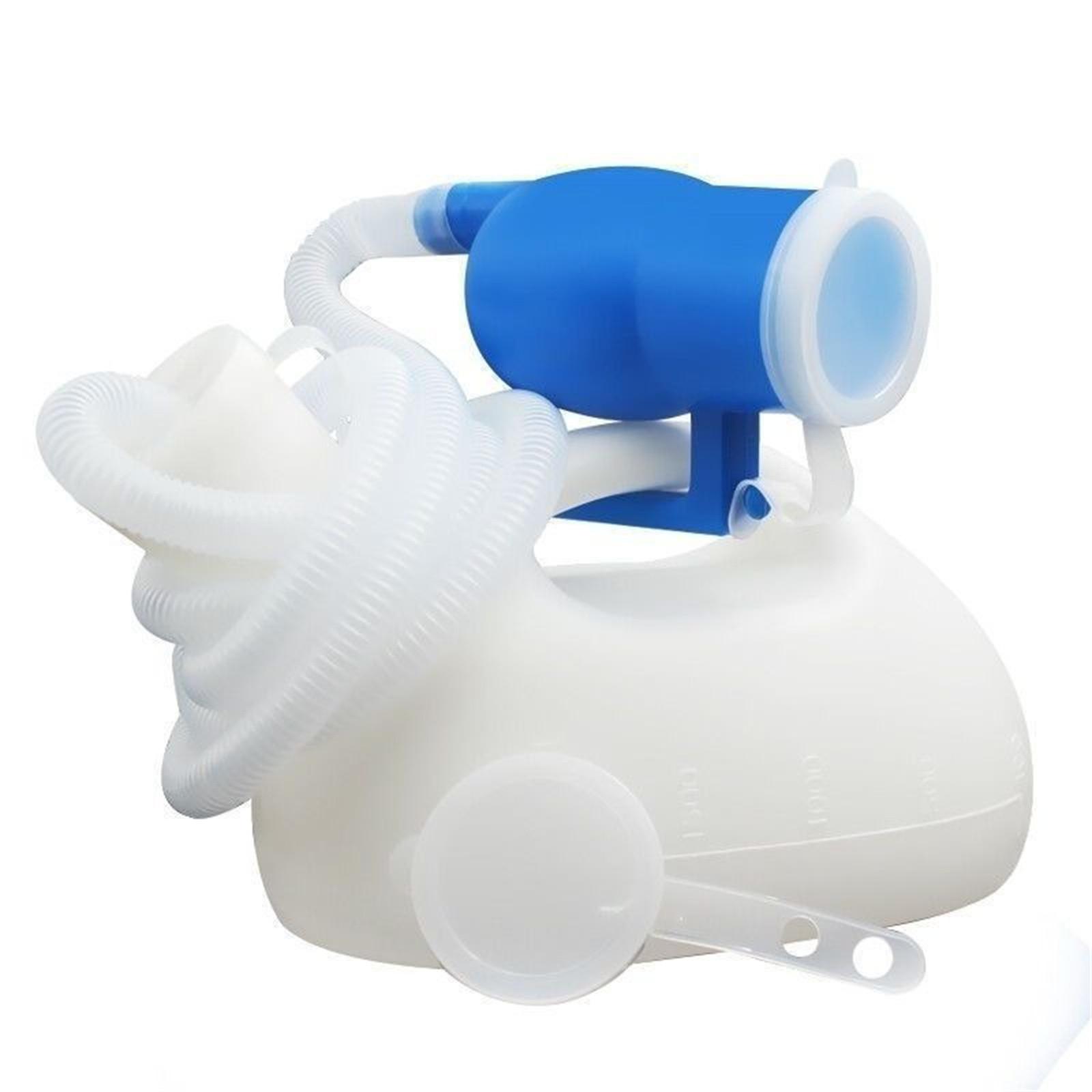 

Писсуар для мужчин Непроливайка Мужской горшок Портативный писсуар Бутылка для мочи 2000 мл для дома Кемпинга Автомобильных путешествий Travel белый