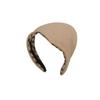 Brown Hat Folding Fascinator - England Check