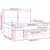 Box Spring Bed with Mattress Pink 160x200 cm Velvet
