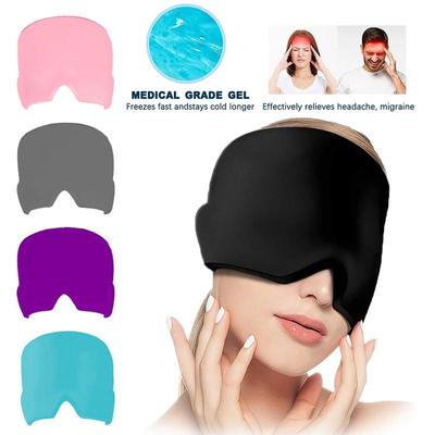 Gel Hot Cold Therapy Headache Migraine Ice Cap Head Massager Antistress Relief Pain Sleeping Eye Mask Ice Hat Health Care Tool MYY