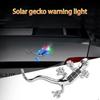 ABS Material Led Car Lamp Waterproof Solar Warning Light Gecko Sticker  Motorcycle Use