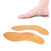 Unisex Leather Orthotic Insoles for Flat Feet: XO-Legs Support, Shock Absorbing, Breathable