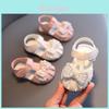 Girl Baby Summer Sandals With Nonslip Sole And Butterfly Bow For Toddler First Steps