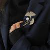 Retro Zarif Ginkgo Yaprağı Sahte İnci Broşlar Kadınlar için Mizaç Basit ve Çok Yönlü Broş Çiçek Broşlar Pin Parti Düğün Takı Hediye