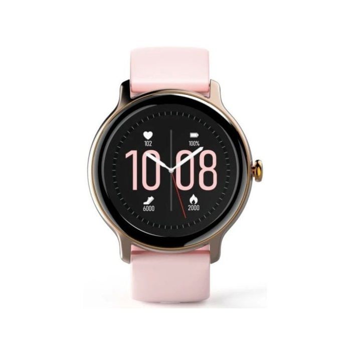 Hama Montre Connectée Femme Fit Watch 4910 (Montre Sport, Etanche IP68, Ecran Tactile 1,09", Montre Fitness 15 Sports Fréq.