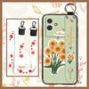 Protective Wrist Strap Phone Case For Cubot Note21 Soft case Ring Silicone Dirt-resistant Fashion Design Oil Painting