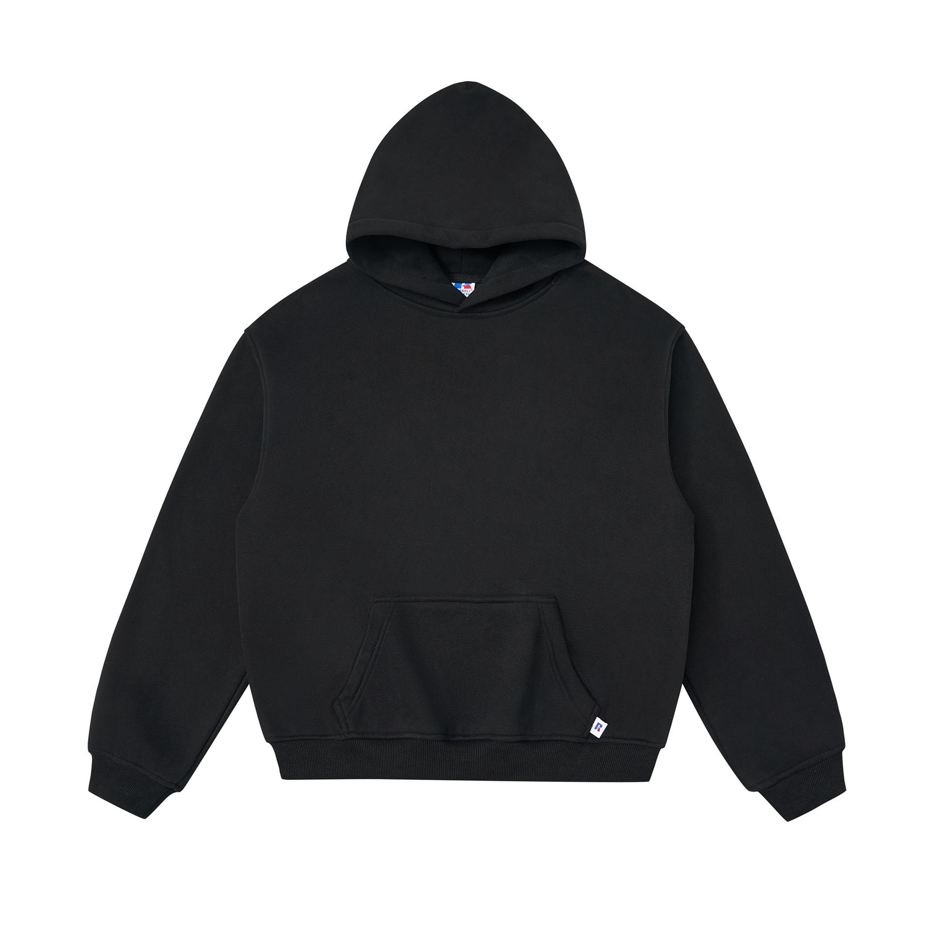 

JBP Menswear | Флисовая толстовка-худи Russell Commuter - Универсальный укороченный крой Extra Large чёрный