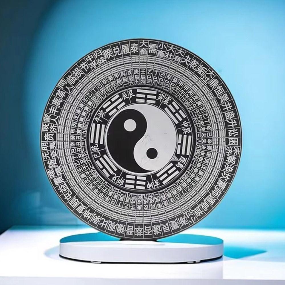 Handheld Tai Chi Fingertip Gyro Bagua Pattern Relax Toy Unique Finger Spinner Office