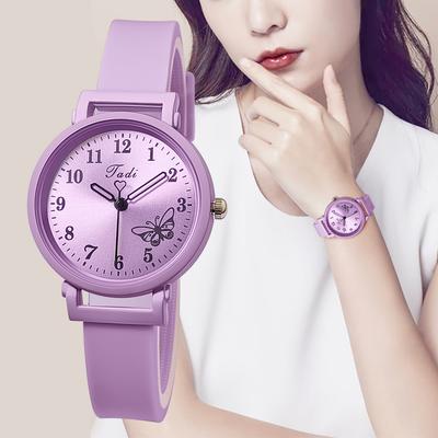 Orologio da Donna Cinturino in Silicone Orologio da Polso Orologio al Quarzo da Polso Orologio Regalo