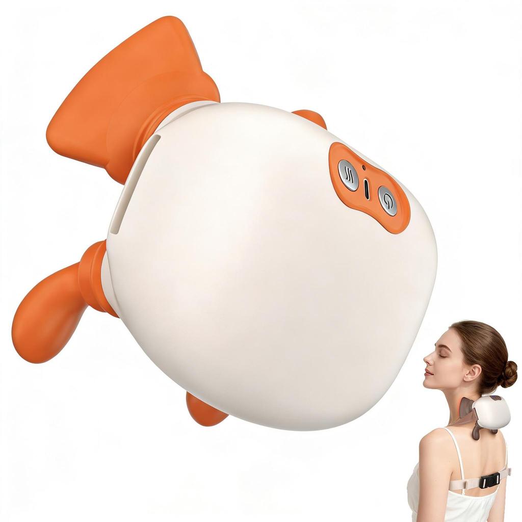 Multi-Functional Handheld Neck and Shoulder Massager with Heat Therapy