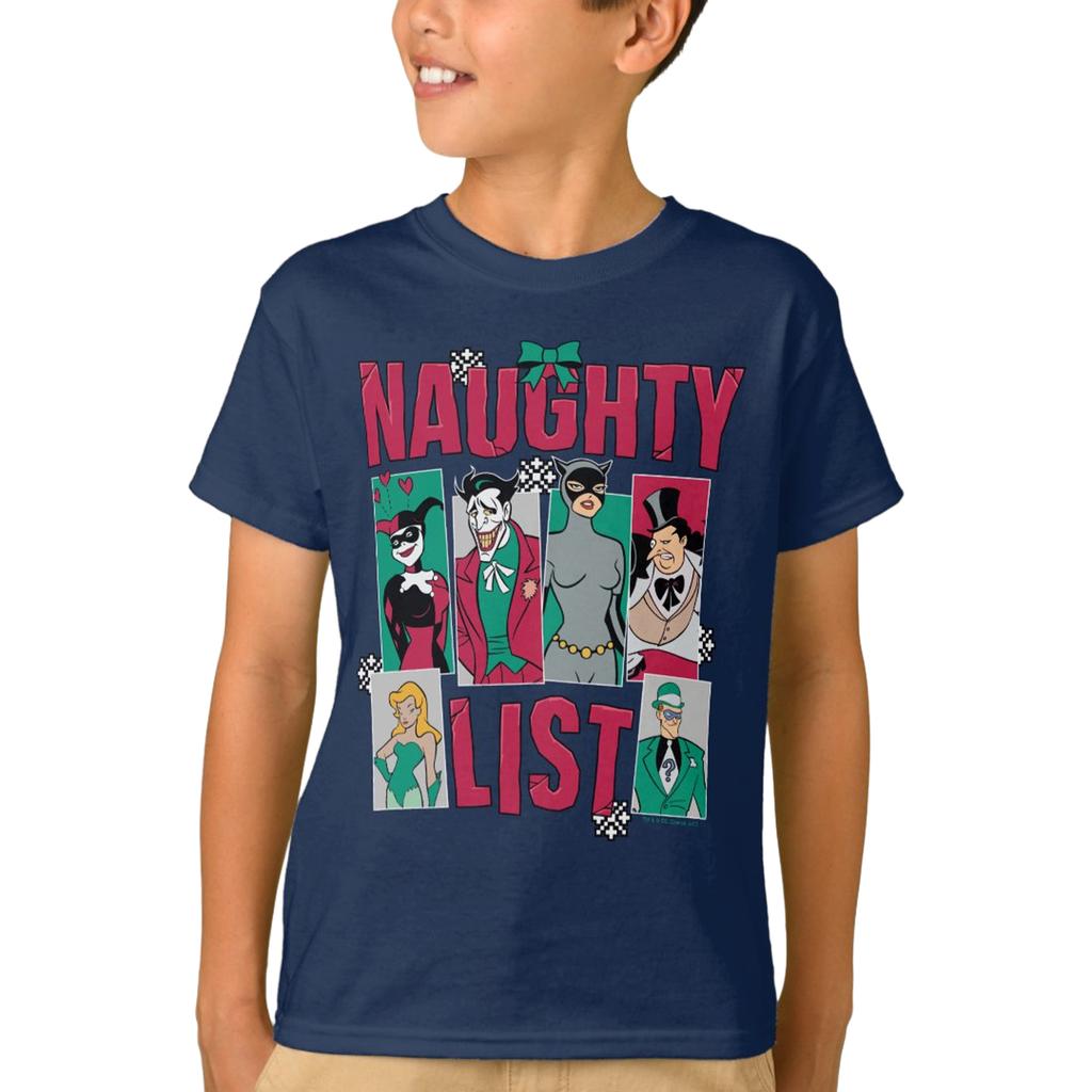 Batman Boys Naughty List Cotton T-Shirt
