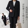Black Formal Washable Mourning Clothes Pants Suit 3 Piece Set 19 [Monoir] Women's Net-020 No.