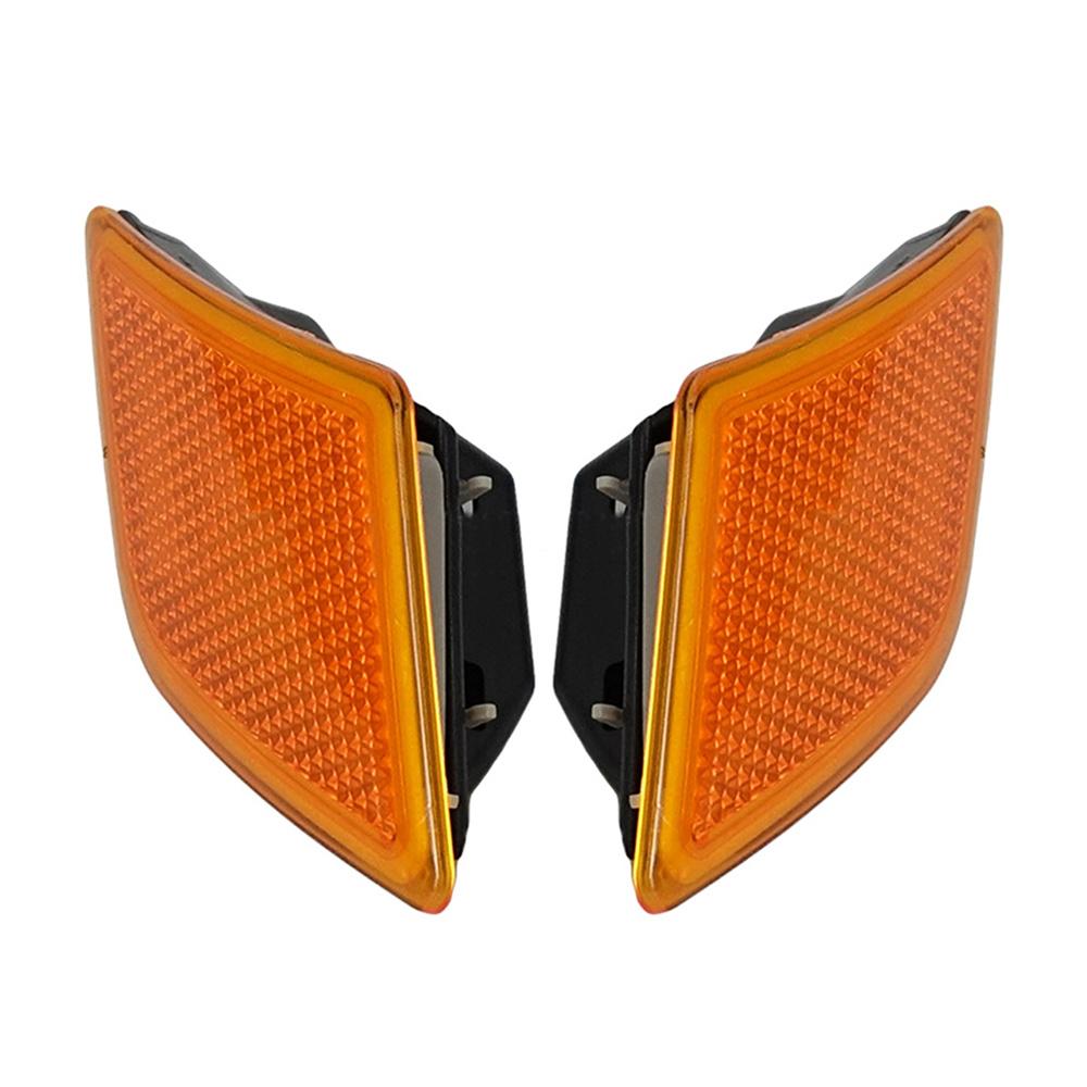 Front Left&Right Marker Light Covers 2048200121 For Mercedes Benz C300 2008-2011