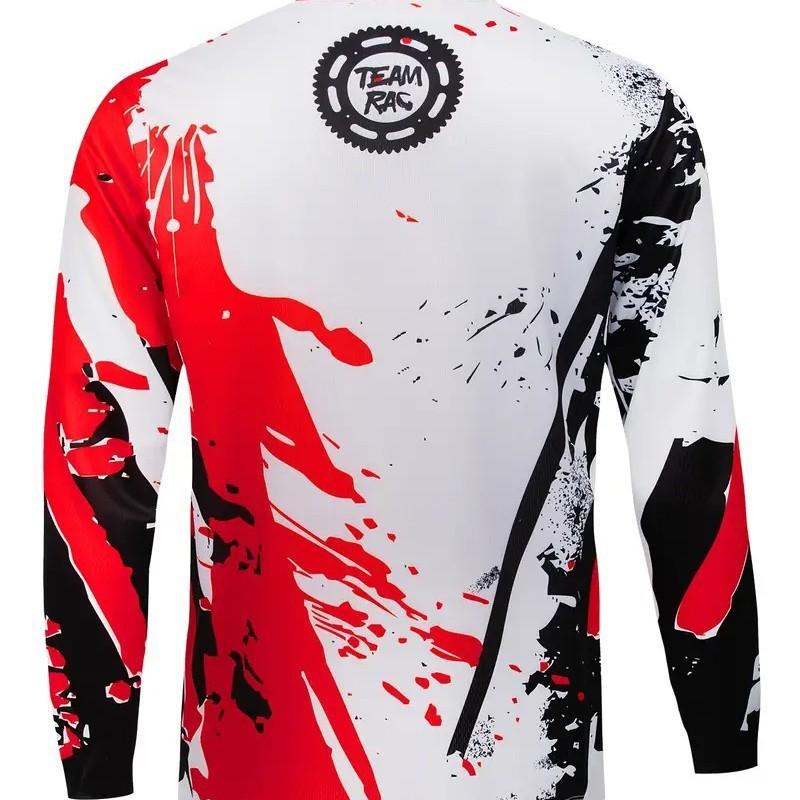 Herren Langarm Schnelltrocknendes Radtrikot Mountainbike Offroad Fahren Winter